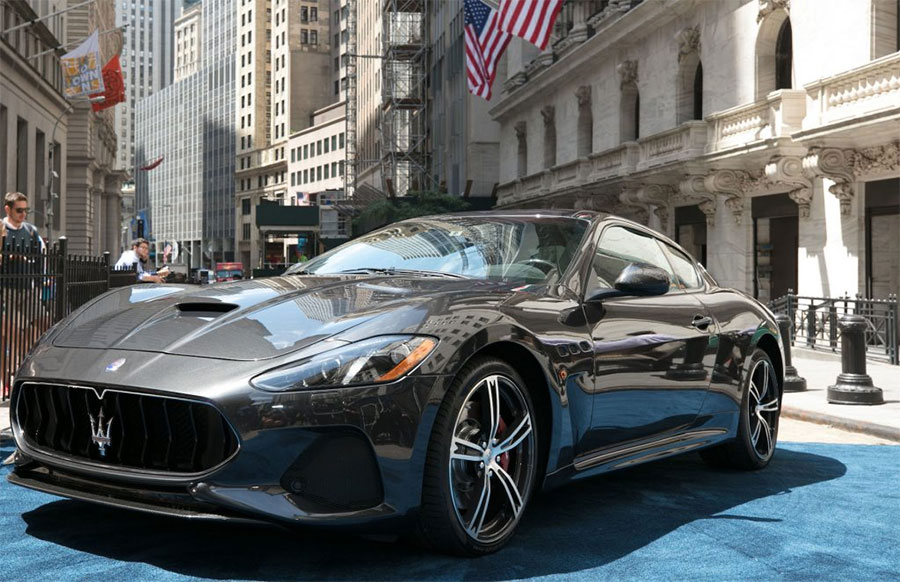 2018 Maserati GranTurismo MC Debuts at the New York Stock Exchange