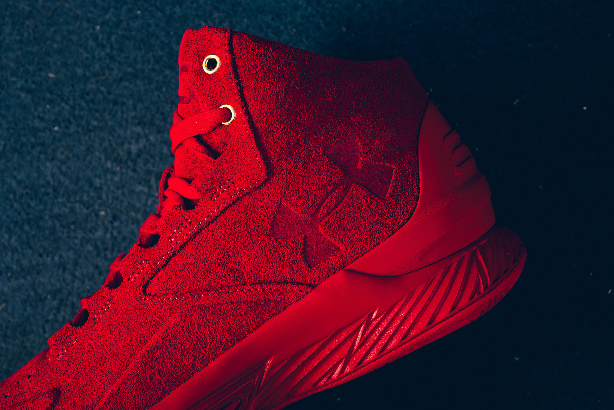 Under Armour Curry Lux Red Suede Lands This Weekend