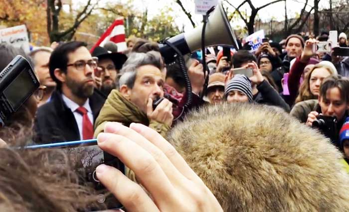 Ad-Rock - Holds Anti-Hate Rally in Brooklyn’s Adam Yauch Park Ad-Rock - Holds Anti-Hate Rally in Brooklyn’s Adam Yauch Park