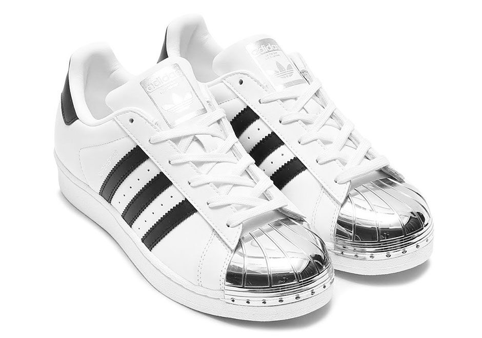 Adidas Superstar Updated with Gold and Silver Shell Toes