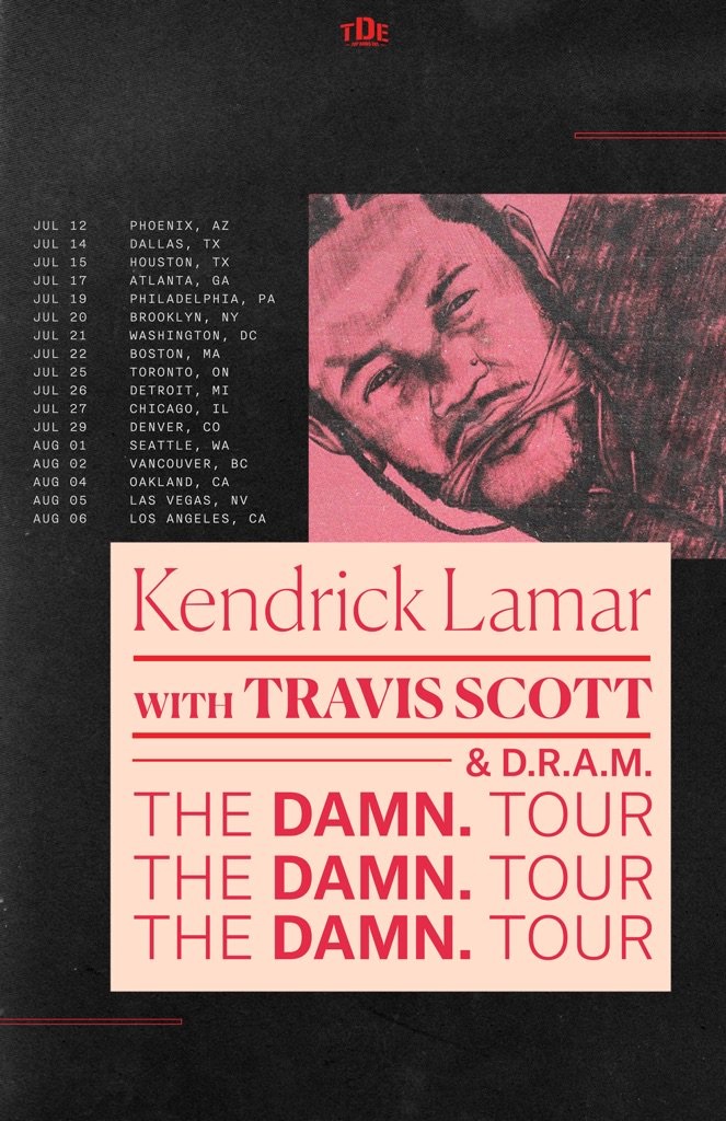 Travis Scott and DRAM Join Kendrick Lamar’s The Damn. Tour Travis Scott and DRAM Join Kendrick Lamar’s The Damn. Tour