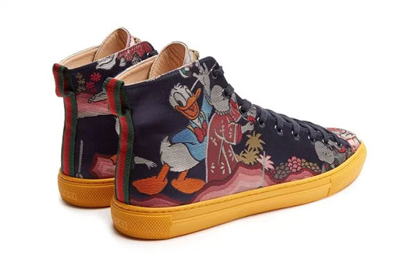 Gucci High Top Trainer 'Donald Duck'