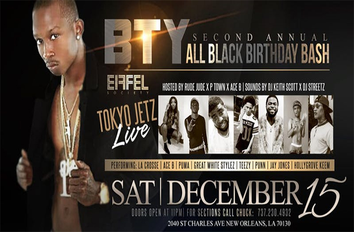 Second Annual BTY All Black Birthday Bash to Be Held December 15
