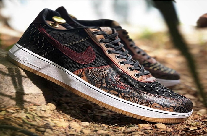 Nike Air Force 1 Low Samurai Custom is the Definition of Luxury 1