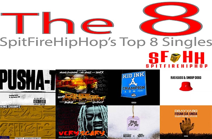 Top 8 Singles August 25 August 31 led by Pusha T Mic Handz Kid Ink