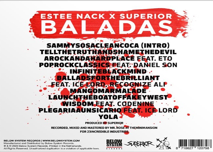 Estee Nack Superior BALADAS LP back