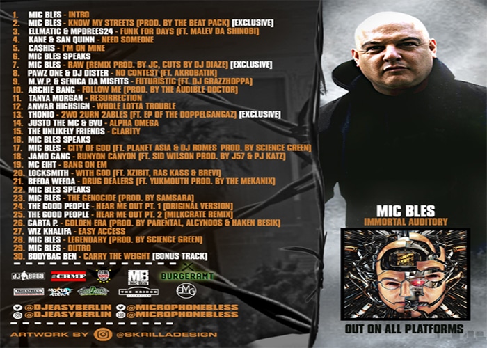 DJ Easy Easy Listening Vol 22 Mixtape Hosted By Mic Bles Mixtape back