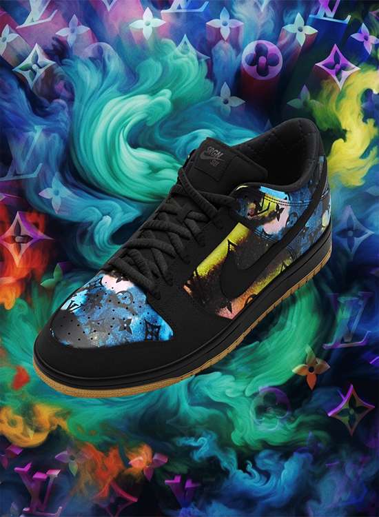The Shoe Surgeon: Crafting Masterpieces With Louis Vuitton Tie-Dye Monogram  – SpitFireHipHop