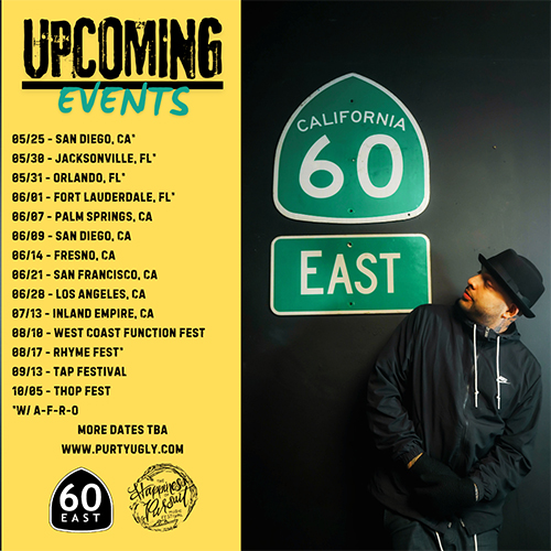 60 East Tour Events