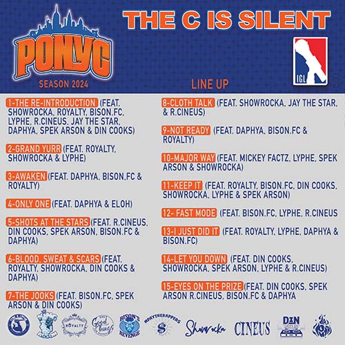 PONYC - The C Is Silent (LP) front