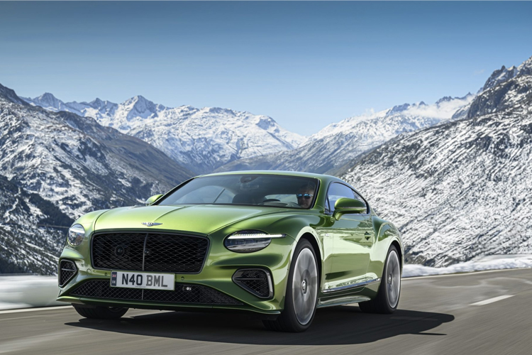 2025 Bentley Continental GT Speed Electrifies in the Swiss Alps An Engineering Marvel