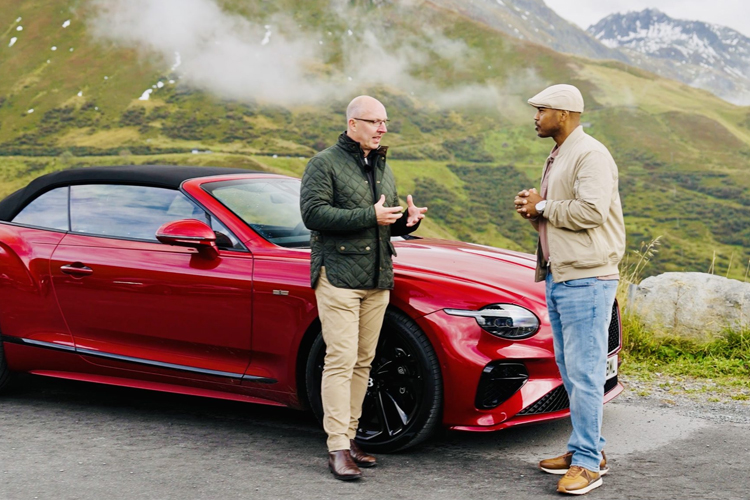 2025 Bentley Continental GT Speed Electrifies in the Swiss Alps An Engineering Marvel