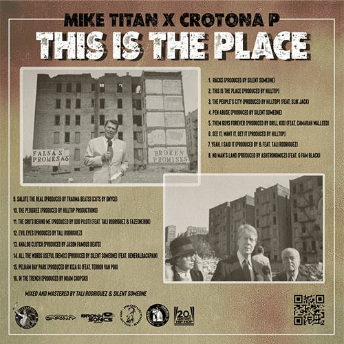 Mike Titan and Crotona P - This is the Place (LP)