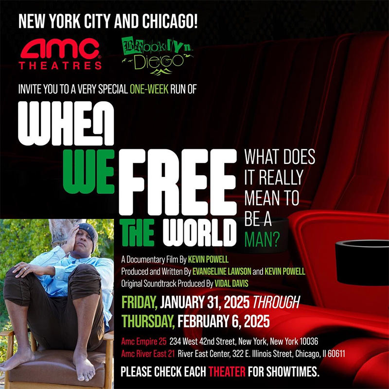 Kevin Powell's Documentary Hits AMC Theaters in NYC and Chicago