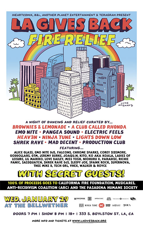 LA Gives Back: Fire Relief Announces Lineup & Livestream For January 29, 2025