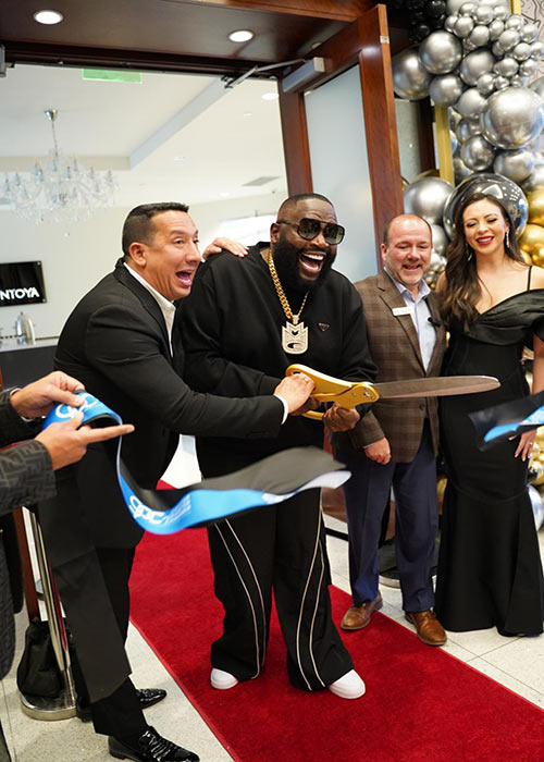 Dr. Mario Montoya & Rick Ross At Opening