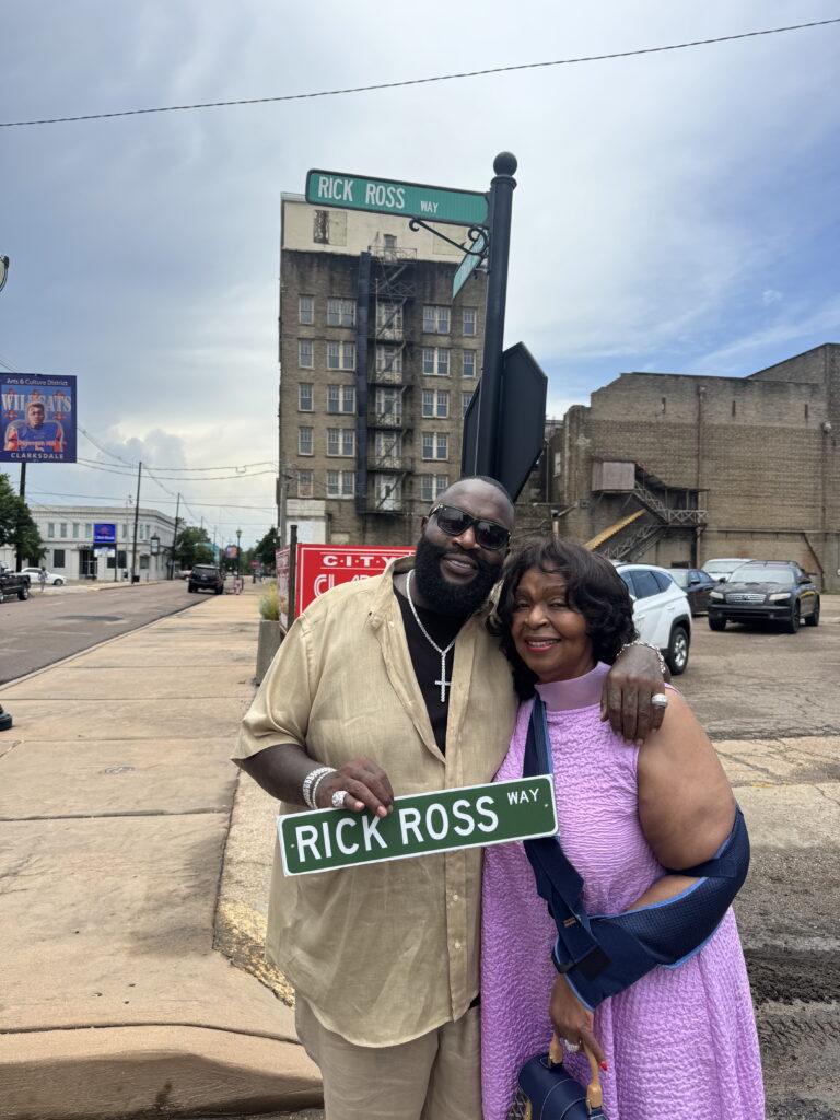 Rick Ross Attends Street Naming