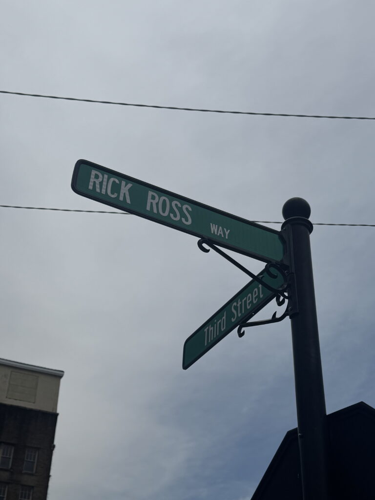 Rick Ross Attends Street Naming