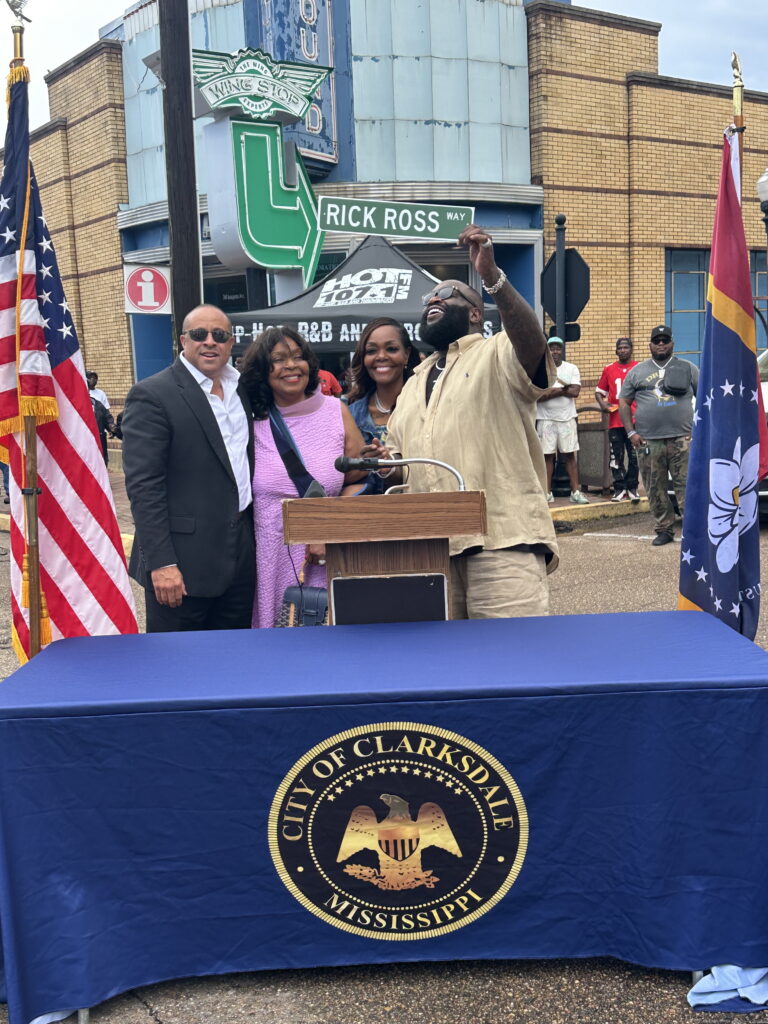 Rick Ross Attends Street Naming