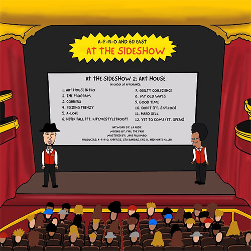 A-F-R-O & 60 East - At The Sideshow 2: Art House (LP)