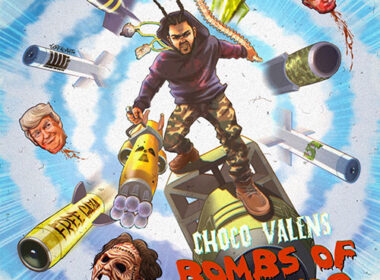Cover art for Choco Valen’s Bombs of Hip-Hop album, representing underground Hip-Hop culture in 2025.