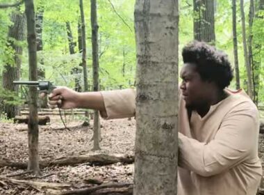 Roy-AL and Bobby Stone in their new underground Hip-Hop video “Buss Back” produced by New Old School Film Company.