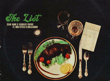 Slik Jack and Vincent Pryce The List single cover featuring Bub Styles and GREA8GAWD