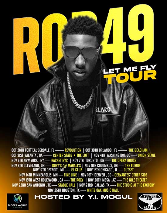 Entertainment Guru Y.I. Mogul Set To Host Rob49's Let Me Fly Tour