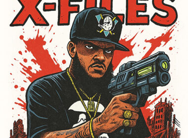 Sauce Yin promoting his new single “X-Files,” self-produced underground Hip-Hop release from Rochester, NY in 2025.