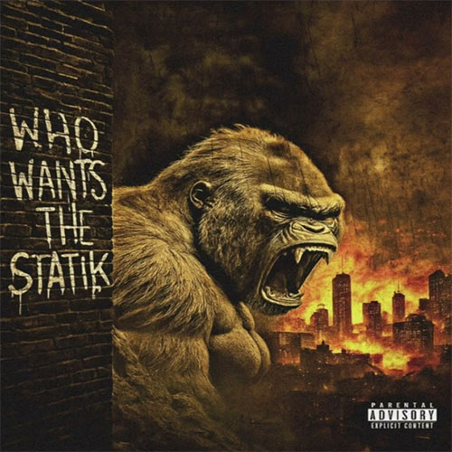 DRE Colombian Raw in gritty street setting for “WhoWantTheStatik” video, produced by SUPASTYLEZ.