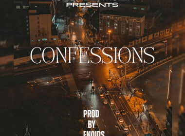 Apokalips the Archangel “Confessions” single cover art — Top Shelf Muzik, produced by Enoids