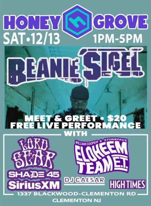 Beanie Sigel Meet & Greet With Free Live Performance