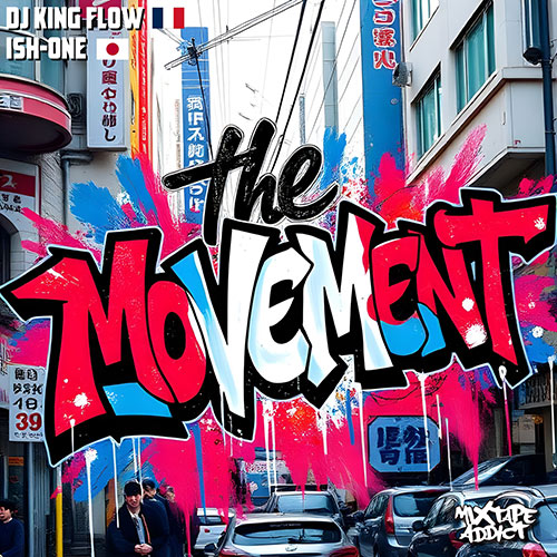 DJ King Flow and ISH-ONE in studio session for “The Movement” single cover