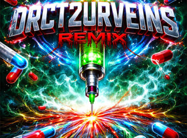 ADLIFE “DRCT2URVEINS” single artwork featuring dark Hip-Hop aesthetics and raw underground energy