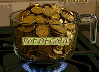 Kut One Pot Of Gold single artwork featuring Reek Osama and Flee Lord, cinematic piano and string inspired Hip-Hop release