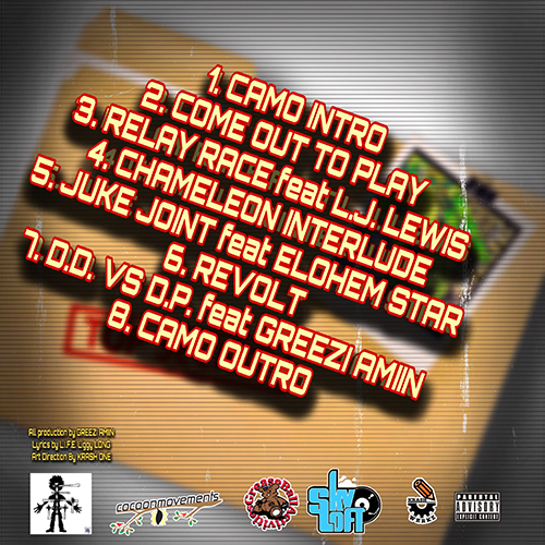 L.I.F.E. Long & Greezi Amin - Camoflauge Collage (EP) front