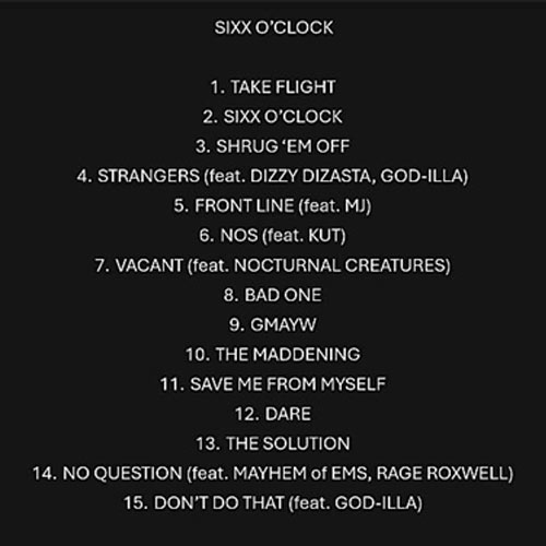 Lou Sixx - SIXX O'CLOCK