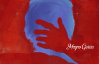 Abstract album artwork showing a blue silhouette figure being embraced by red hands against a textured red background, representing introspection and emotional depth in Hip-Hop.