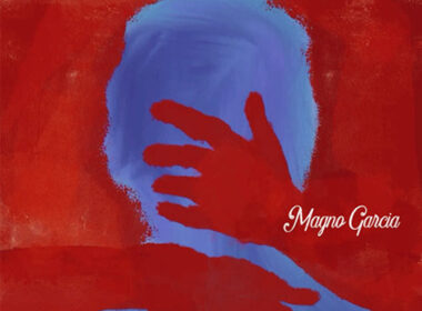 Abstract album artwork showing a blue silhouette figure being embraced by red hands against a textured red background, representing introspection and emotional depth in Hip-Hop.