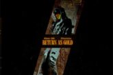 Album artwork for Return As Gold by Blaze 5th and producer KHEYZINE featuring a silhouetted figure emerging through a fractured golden beam against a black background.