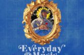 Cover art for LEX N.Y.R.E's Everyday Music album featuring an ornate gold frame surrounding the artist against a blue calendar-inspired background, promoting the single "Rotten App" featuring Cut Supreme.