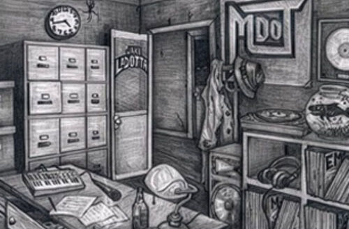 M-Dot - A Notebook With No Light (LP) front