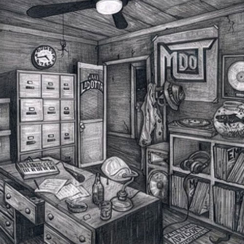 M-Dot - A Notebook With No Light (LP) front