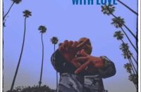 Cover art for Mic Bles and producer Avant Garde's single "From The Westside With Love," featuring Mic Bles beneath towering California palm trees while forming a Westside hand sign against a blue sky.