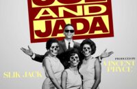 Cover artwork for "Joe & Jada" by Slik Jack and producer Vincent Pryce featuring vintage-inspired collage artwork paying tribute to Fat Joe and Jadakiss' Joe & Jada podcast.