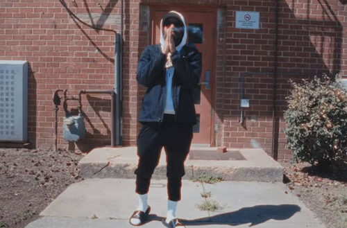 Superior and Let The Dirt Say Amen stand at the entrance of a brick apartment building in the official video for "Hopeful Studies," the lead single from their upcoming collaborative album The Saint, The Servant, The Sinner.