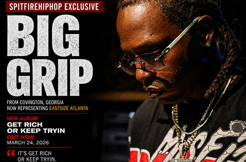 Big Grip featured in a SpitFireHipHop exclusive interview discussing his album Get Rich Or Keep Tryin and his journey from Covington to Eastside Atlanta.