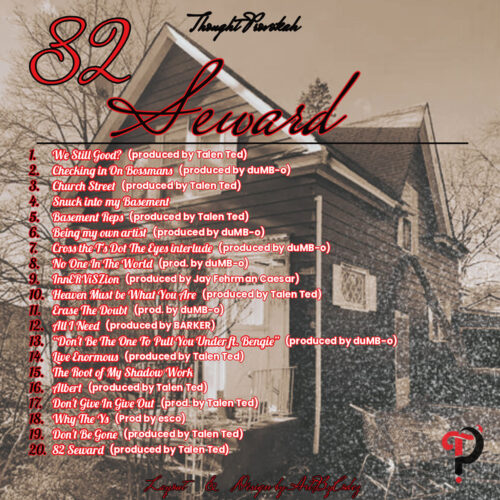 Cover artwork for Thought Provokah's 2026 album 82 Seward, featuring a nostalgic photograph symbolizing the personal memories and experiences that inspired the autobiographical project.