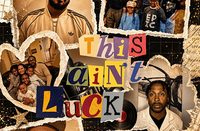 Collage-style cover art for This Ain’t Luck by AceWonda, AJ The Big Fella and A Producer Named 2, featuring family photographs and the album title in colorful cutout letters.