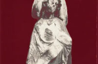 “Money Stacks’ Concrete Angels cover, showing a pale stone angel against a dark red background, presented in a square SpitFireHipHop feature graphic.”